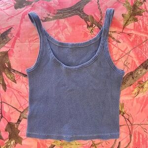 brandy melville navy blue beyonca tank top